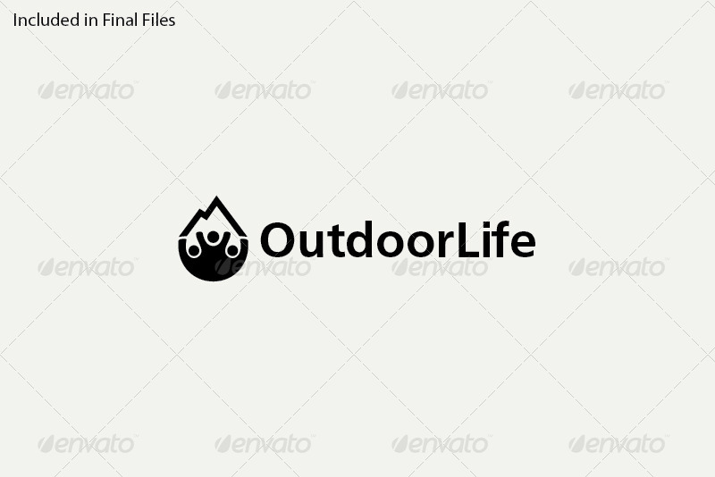 Outdoor Life Logo Template by FoxxelGraphics GraphicRiver
